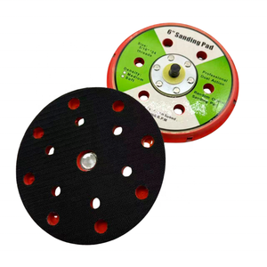 Disco de Lijado Orbital Aleatorio de Doble Acción de 6 Pulgadas (150 mm) y 15 Orificios con Respaldo de Gancho y Bucle de PU de Grano Medio para Pulidora de Doble Acción (OEM) - Product Image 1