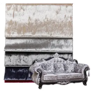 Mobilya ev tekstili kadife kumaş döşeme parlak kadife kanepe kumaşı spandex buz ezilmiş kadife kumaş kanepe mobilya