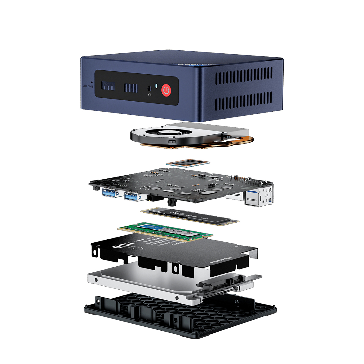Mini PC Beelink S12 Pro - Intel N100, 16GB DDR4, 500GB SSD