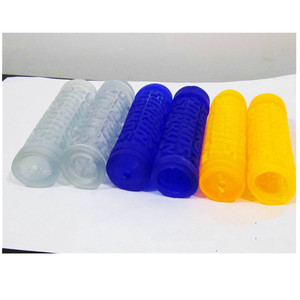 Empuñaduras para manillar de bicicleta, accesorio para bicicletas infantiles de plástico suave amarillo de 22,2 mm - Product Image 3