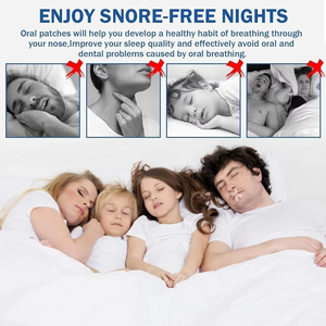 شريط فم قطني على شكل حرف X مضاد للشخير لفم الكبار شرائط أنف محمولة - Product Image 5