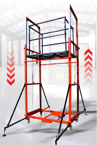 3.5M 220V elektrikli iskele kaldırma mobil uzaktan kumandalı kılavuz ray tipi otomatik kaldırma platformu taşınabilir kriko - Product Image 3