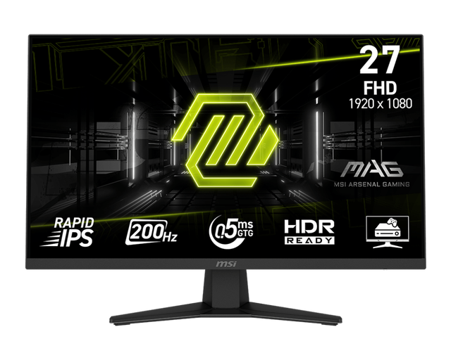 New MS1 Gaming Monitor M-A-G 274F 27inches Rapid IPS 1920x1080 200Hz 0.5ms