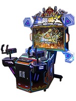 Machine de jeu d'arcade de tir à la pistolet pour deux joueurs, simulateur de tir vidéo HD LCD à monnayeur pour centre de jeux et FEC