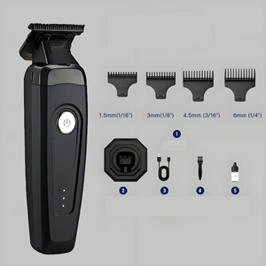 Juego <span class=keywords><strong>de</strong></span> Recortadoras <span class=keywords><strong>de</strong></span> <span class=keywords><strong>Pelo</strong></span> <span class=keywords><strong>de</strong></span> Alta Velocidad Personalizadas con Motor sin Escobillas, Cuchilla DLC, Herramienta <span class=keywords><strong>de</strong></span> <span class=keywords><strong>Corte</strong></span> <span class=keywords><strong>de</strong></span> <span class=keywords><strong>Pelo</strong></span> para <span class=keywords><strong>Hombre</strong></span> con Base <span class=keywords><strong>de</strong></span> Carga - Product Image 6