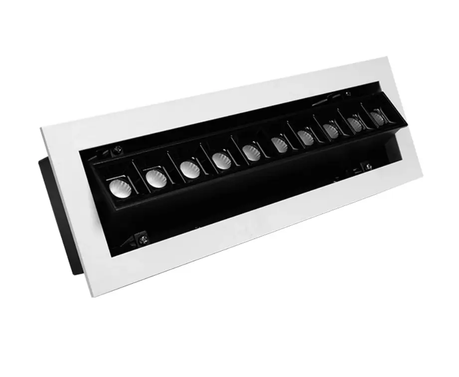 RL0310596-20 Office Ra90 angle Adjustable Dimmable multiple heads 20W 30W 40W 60W wall washer led linear spotlight