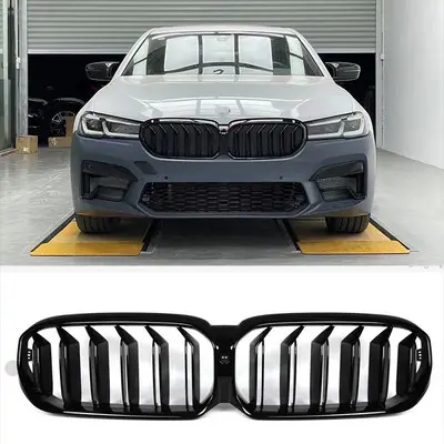 Bán Buôn Giá Chất Lượng Cao Phụ Tùng Xe Hơi Cơ Thể Kit Cho BMW 5 Series M5 Xe Phía Trước Bumper Bóng Đen Lưới Tản Nhiệt