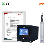 Électrode de capteur de pH numérique avec précision de 0,1 pH pour le traitement de l'eau, en acier inoxydable, connexion directe PLC