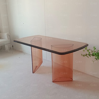 Modische Möbel Acryl Esstisch Moderner und einfacher Büro konferenz tisch