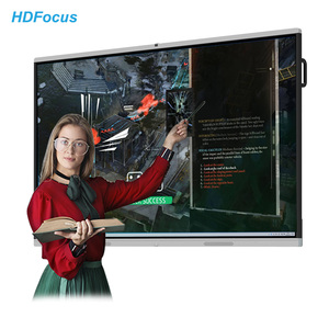 HDFocus 4K Android <span class=keywords><strong>Ops</strong></span> Pantalla interactiva de 75 pulgadas Tablero inteligente Monitor de pantalla táctil Tablero interactivo - Product Image 1