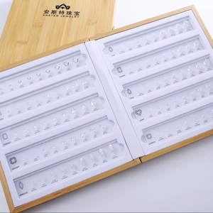 ดีไซน์ใหม่ 0.3 กะรัต-5 กะรัต 10 รูปทรง 5A คิวบิกเซอร์โคเนียสีขาว พลอยหลวม คิวบิกเซอร์โคเนียเจียระไนแบบไอซ์คัท ชุดเครื่องมือสำหรับตัวแทนจำหน่ายเพชร - Product Image 1