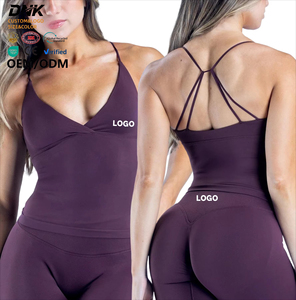 Nouveau Soutien-Gorge Sportif Femme 2026 en Nylon Respirant à Fort Maintien, Dos Nageur, pour Yoga et Fitness - Product Image 1