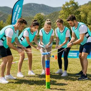 Maillots d'entraînement sportifs en polyester personnalisés avec logo pour équipes de football, basketball et marathon – Vente en gros - Product Image 2