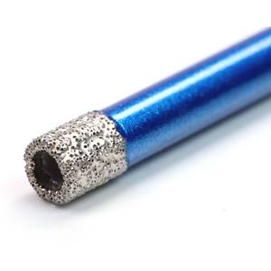 ريشة حفر صغيرة من ZHUOSHI مقاس <span class=keywords><strong>1</strong></span>/4 بوصة سداسية الشكل من الفولاذ الكربوني عالية السرعة لحفر البورسلين والجرانيت مع ساق سداسية - Product Image 5