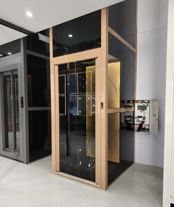 Nhà Máy Giá nhỏ khu dân cư thang máy 2-<span class=keywords><strong>4</strong></span> tầng kéo ổ đĩa PVC kính nhà sử dụng tham quan cho khách sạn & biệt thự - Product Image 6