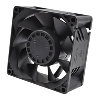 DC-Server-Lüfter 8038 12V Kugellager Kunststoffblätter Axialer Luftstrom OEM/ODM