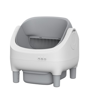 OEM Bestseller Vollautomatische Intelligente Umweltfreundliche Katzentoilette Offenes Design 65L Kapazität Katzenstreu-<span class=keywords><strong>Box</strong></span> Frische Geruchskontrolle - Product Image 2