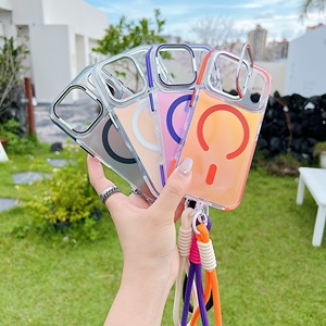 Nhà Máy Giá ống kính khung bảo vệ OEM điện thoại di động Trường hợp <span class=keywords><strong>2025</strong></span> người phụ nữ điện thoại giá rẻ bao gồm cho Iphone 17 Pro Max - Product Image 1