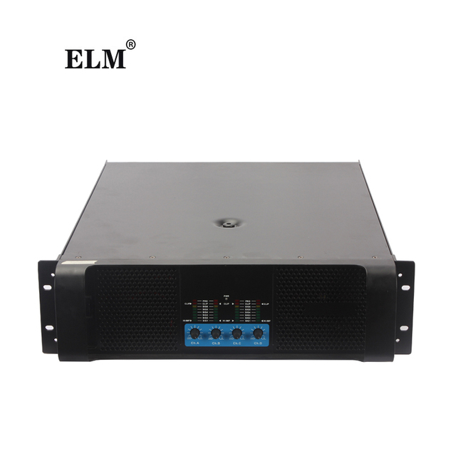 IT8000 4 Channels 3U 1000W Professional Audio Power Amplifier Stage Karaoke Speaker Music Player Metal