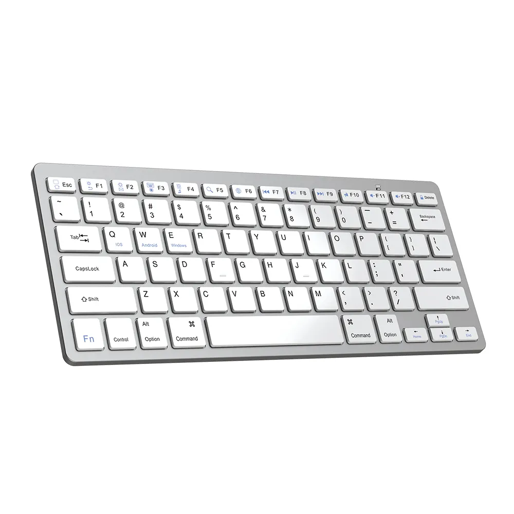Мини-портативная беспроводная клавиатура Bluetooth, стандартная английская раскладка, планшет Apple iPad Android, офис или учеба
