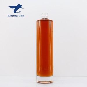 700ml Bouteille en verre vide transparente pour vodka liqueur Gin Rhum Tequila Whisky Brandy Spirit avec bouchon Guala - Product Image 2