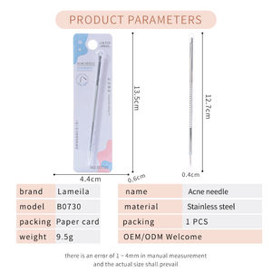 LMLTOP caldo di vendita brufolo <span class=keywords><strong>acne</strong></span> estrattore strumento di rimozione punti neri ago per il viso B0730 - Product Image 6