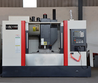 Centre d'usinage CNC vertical VMC1160 Chine 3/4/5 axes avec système de commande GSK, prix compétitif, guides linéaires Taïwan pour grandes pièces
