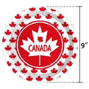Juego de Papel Decorativo con Hojas de Arce Canadiense, 60-80 Piezas, Vajilla para Cumpleaños y Celebración del Día de la Independencia - Product Image 3