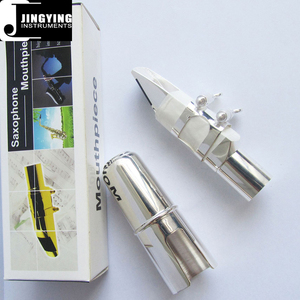2024 Jingying Musique Saxophone Accessoires, Cuivre De Haute Qualité Plaqué Argent Saxophone Embouchure Soprano/Ténor/Alto Sax Embouchure - Product Image 4