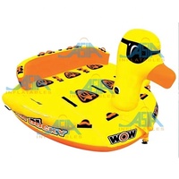Bateaux gonflables pour 5 personnes, adultes et enfants, canapé flottant géant, canapé d'eau, tubes de ski nautique, canard gonflable