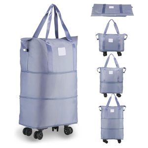 Biểu tượng tùy chỉnh mở rộng có thể gập lại Carry-on lớn Duffel <span class=keywords><strong>Bag</strong></span> ráp cán Túi du lịch - Product Image 1