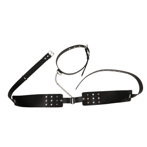 Pinces à seins à pointes BDSM soutien-gorge harnais sangles de poitrine retenue en cuir jouets sexuels pour adultes pour femmes hommes - Product Image 2