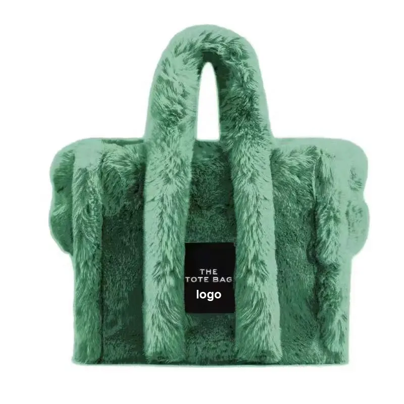 BM9357 Designer Brand Plush Marc The Tote bags Autumn Winter New Style Women Fluffy Tote Bags 2022 Fashion Designer Bag Handbags