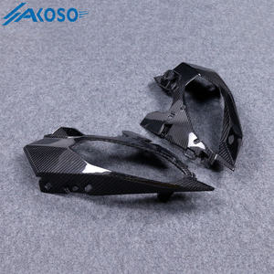 AKOSO <span class=keywords><strong>F900XR</strong></span> <span class=keywords><strong>2023</strong></span> Carénages de carrosserie 3K Carénage de support de phare avant de moto en fibre de carbone sèche pour BMW F900R <span class=keywords><strong>F900XR</strong></span> 2020 + - Product Image 2