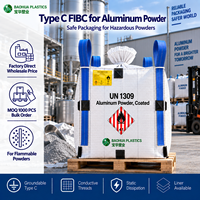 Sac en vrac antistatique Type C, Big Bag FIBC, 1000kg 2000kg, UN1309, pour produits chimiques, poussières métalliques, aluminium, usage intensif, vente en gros