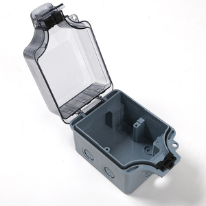 IP66 không thấm nước ngoài trời duy nhất cắm ổ cắm ABS nhựa CE chứng nhận tường Ổ Cắm Điện Thời tiết bằng chứng - Product Image 2