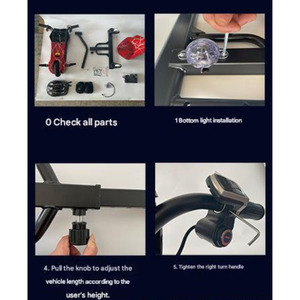 Vivez l'expérience palpitante à 360° °   Trottinette électrique pour enfants Spins 36V avec lumières LED colorées, moteur sans balais puissant - Product Image 4