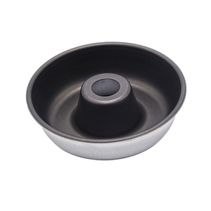 마카롱 케이크 빵 베이킹 팬 금형 진한 베이지 중공 도넛 푸딩 금형 주방 용품 금속 도넛 금형 - Product Image 1