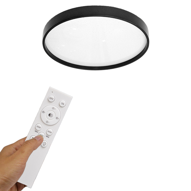Modern Indoor Decorative LED Ceiling Light ABS White 5-Color CCT 22W Smart Design for Remote Control ETL Certified