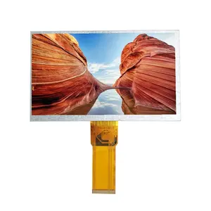 משחק ילד משובץ ODM 7 אינץ TFT LCD מודול תצוגת עם 50 פין RGB ממשק, IPS פנל LCM צבע צג עבור HD DVR