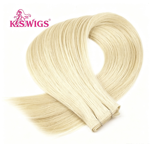 Extensiones de Cabello con Trama de Seda, Cabello Humano Remy Virgen con Cutícula, 12-40 Pulgadas, 100g, Base de Seda Ultrafina, Sin Silicona, Color Balayage - Product Image 1