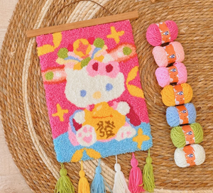 WholesaleSY FactoryPunchNeedle Finish Product PunchNeedle Kit pour débutants adultes enfants, kits d'aiguilles de perforation, poinçon d'aiguille facile - Product Image 2