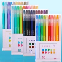 Vente chaude de qualité supérieure super fin 10 couleurs feutre pointe dessin art design fineliner art stylos