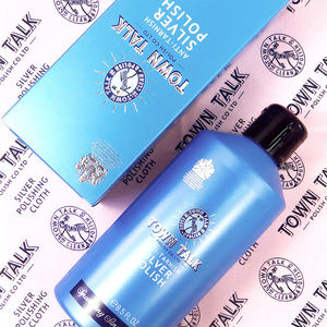 Town Talk Silvercare 250ml Anti Tarnish Silver <strong>Jewellery</strong> Cleaning Solution Cleaner Silver Polishing Liquid - Product Image 4