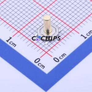 GT-TC084E-H065-L5 Tactile <b>Switch</b> SMD-4P,5.2x5.2mm <b>Switch</b> Single Pole Single Throw Round Button 1.3N Vertical Mount - Product Image 1