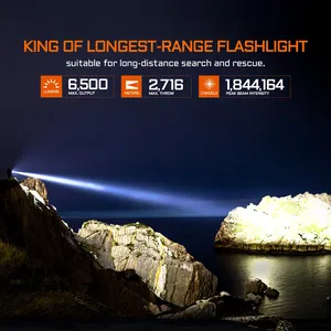 Lampe torche à longue portée K75 2.0 SBT-90 GEN2 LED Super Throw, lampe de <span class=keywords><strong>recherche</strong></span> portative 6300 lumens, portée de 2716 mètres par ACEBEAM - Product Image 5