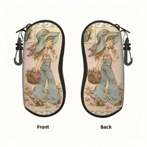 Ultra Light Neoprene Custom Zipper Eyeglasses <b>Cases</b> Sunglasses Bag <b>Soft</b> <b>Case</b> with Carabiner - Product Image 3