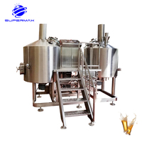 Équipement de brasserie artisanale 200L-3000L avec pompe PLC, cuves de fermentation, cuve sous pression en SUS304 et moteur