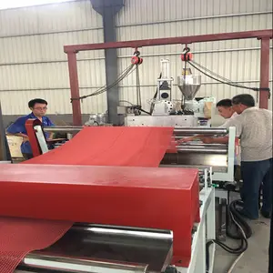 PVC araba paspası S mat üretim hattı paspas makineleri