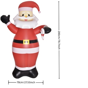 Enorme Navidad inflable Papá Noel al aire libre interior decoraciones navideñas para césped inflables hogar familia decoración patio Decoración - Product Image 2